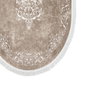 Mijölnir Juego de alfombras de baño beige y blanco (2 piezas)